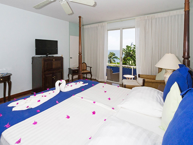 Deluxe room at the Blue Haven Hotel in Tobago